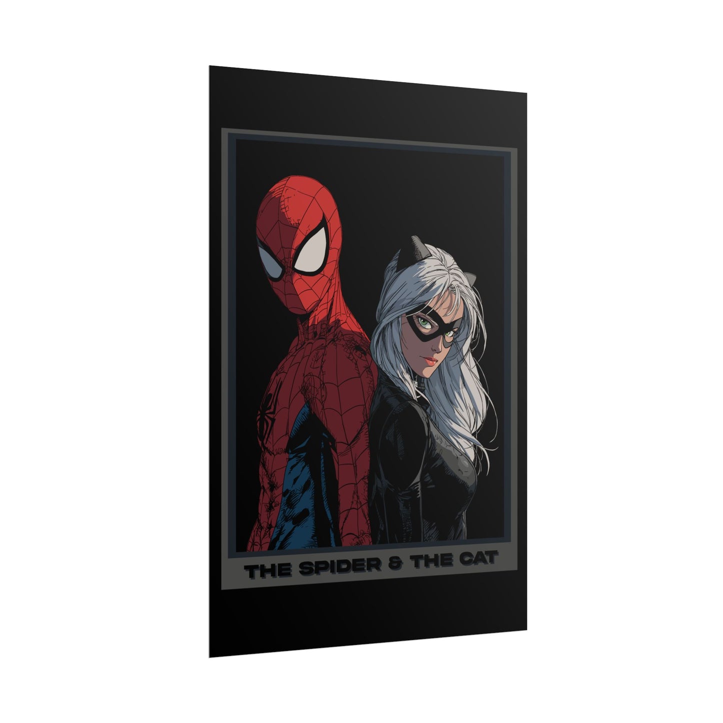 Spider & Cat Cinematic Comic Poster