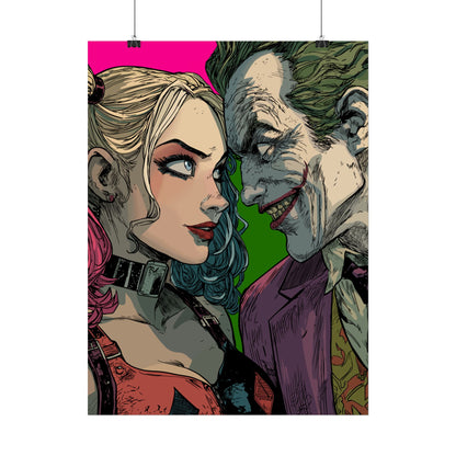 Harley Quinn & Joker Art Print