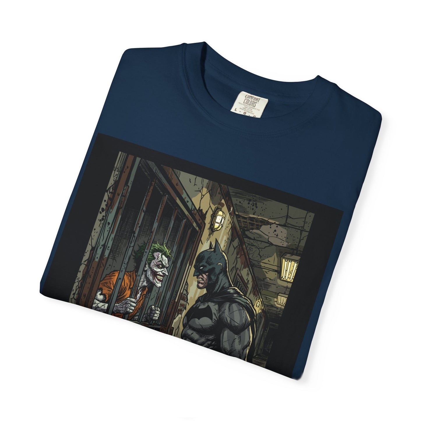 Batman vs Joker Graphic T‑Shirt — "Clown Prince V. Dark Knight" Comic Art Tee