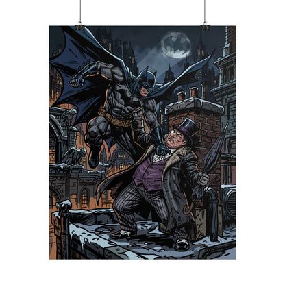 Batman vs. Penguin Rolled Poster