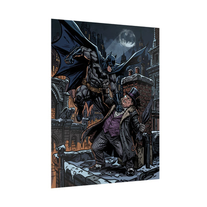 Batman vs. Penguin Rolled Poster
