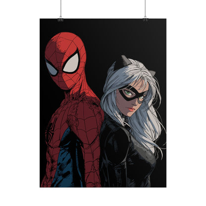 Spider-Man & Black Cat Rolled Poster