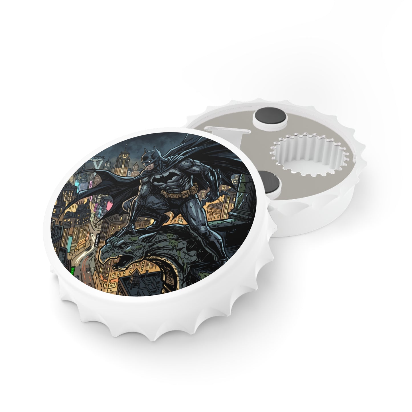 Bottle Opener — Gotham Vigilante Bottle Opener (Batman Night Skyline Design)