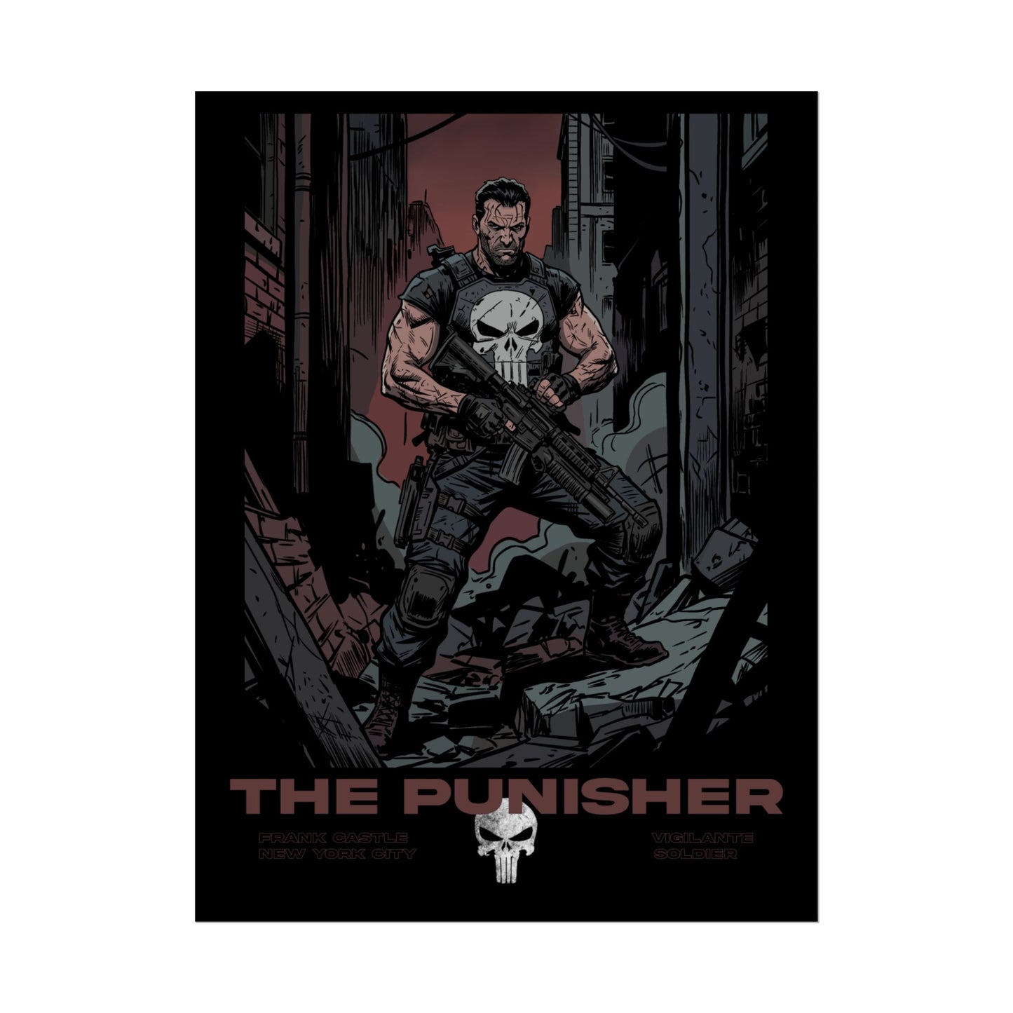 The Punisher Comic - Vigilante Poster