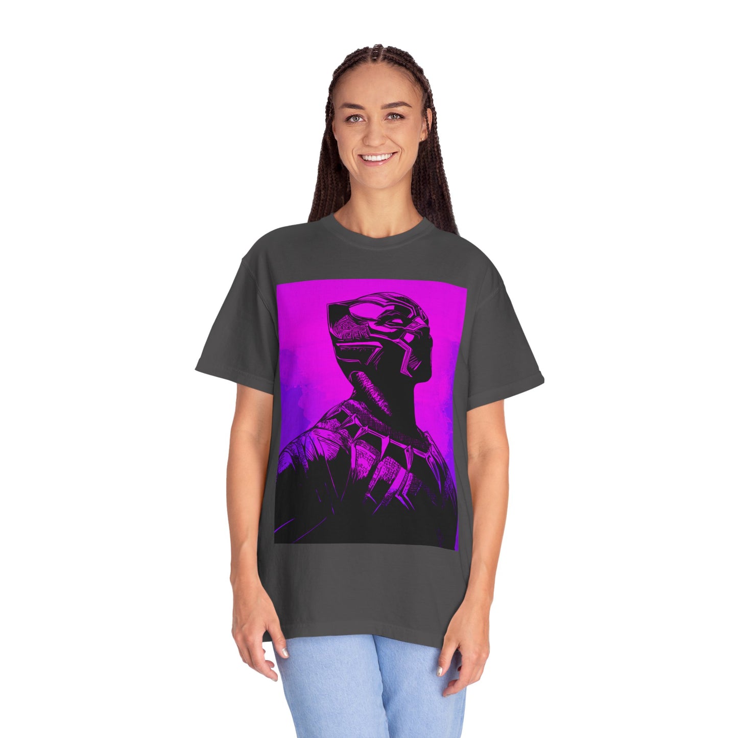 The King — Neon Purple Graphic Tee