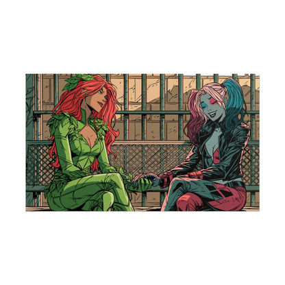 Poison Ivy & Harley Quinn - Jail Cell - Poster