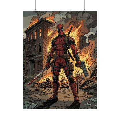 The Merc is On Fire - Poster