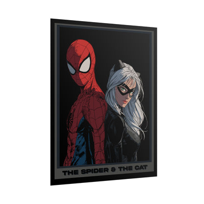 Spider & Cat Cinematic Comic Poster
