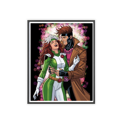 Thief & Belle - Poster with Wooden Frame