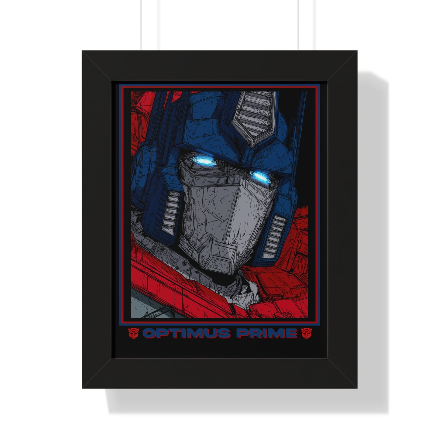 Optimus Prime Framed Poster