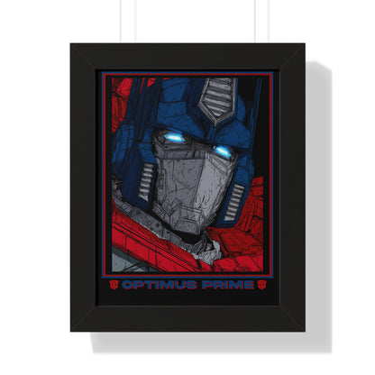Optimus Prime Framed Poster