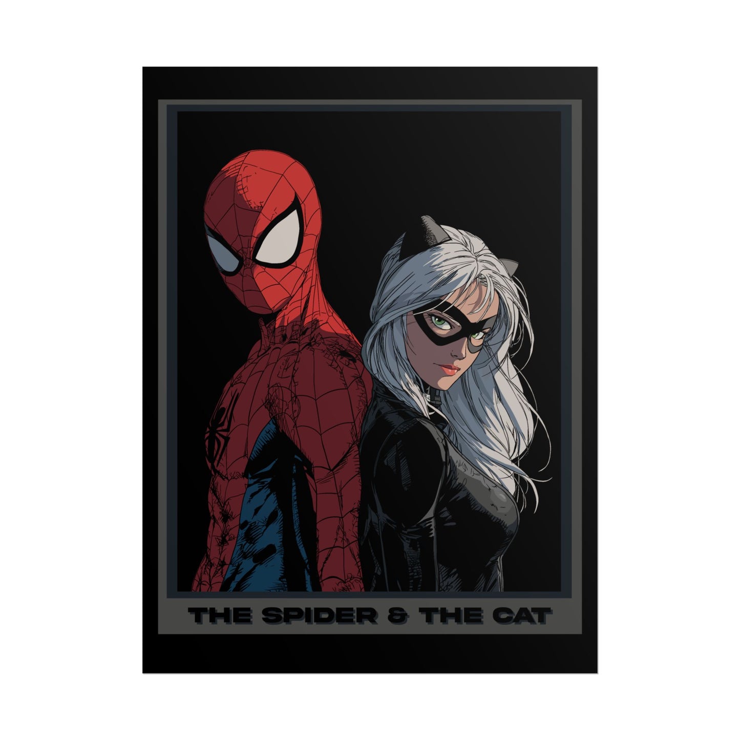 Spider & Cat Cinematic Comic Poster