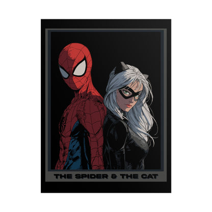 Spider & Cat Cinematic Comic Poster