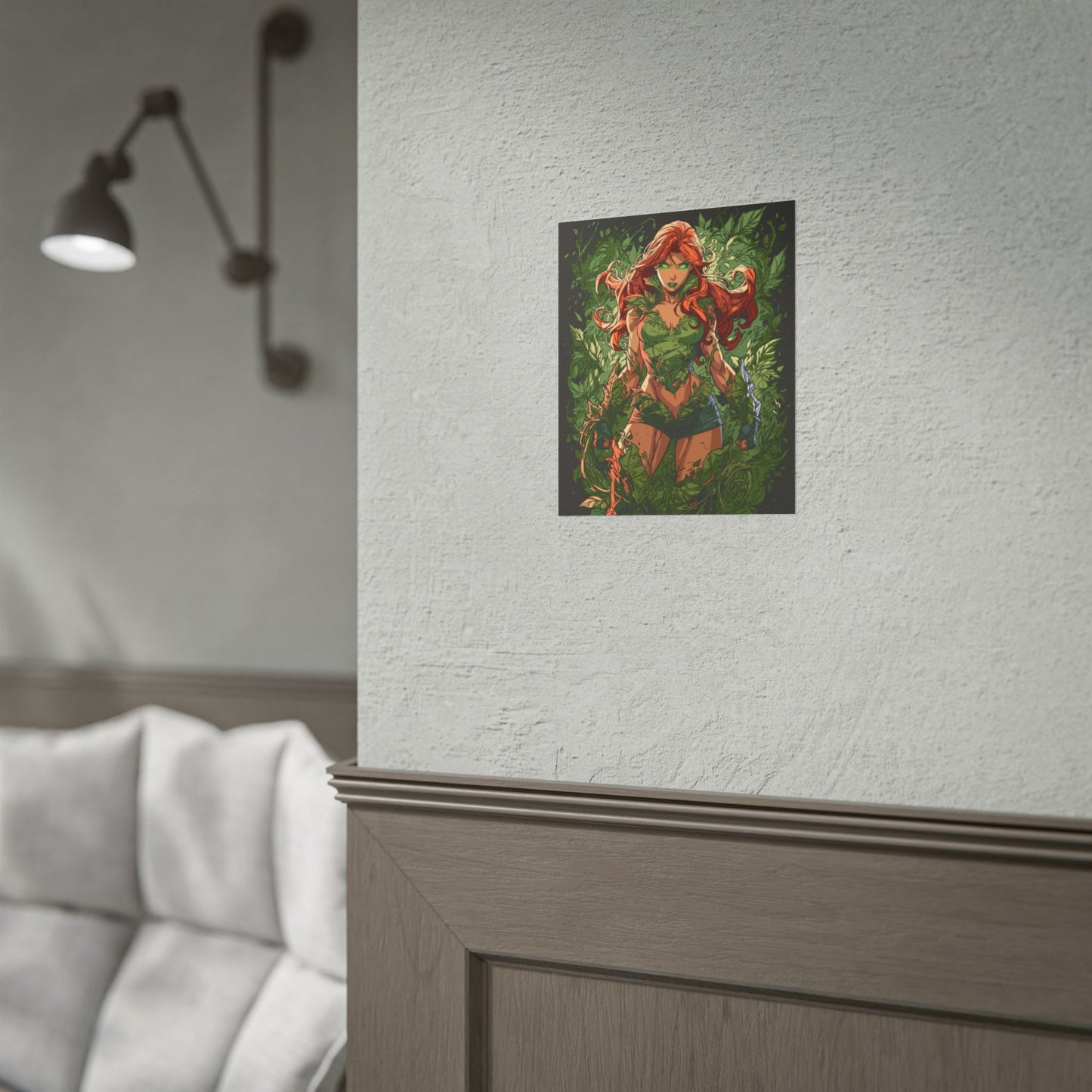 Poison Ivy Botanical Background Poster