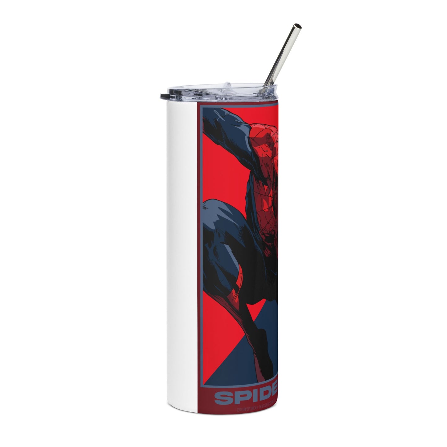 Spider-Man Red Action 20oz Stainless Steel Tumbler