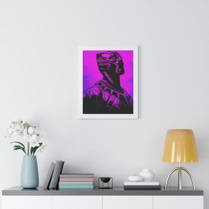 The King - Framed Vertical Poster