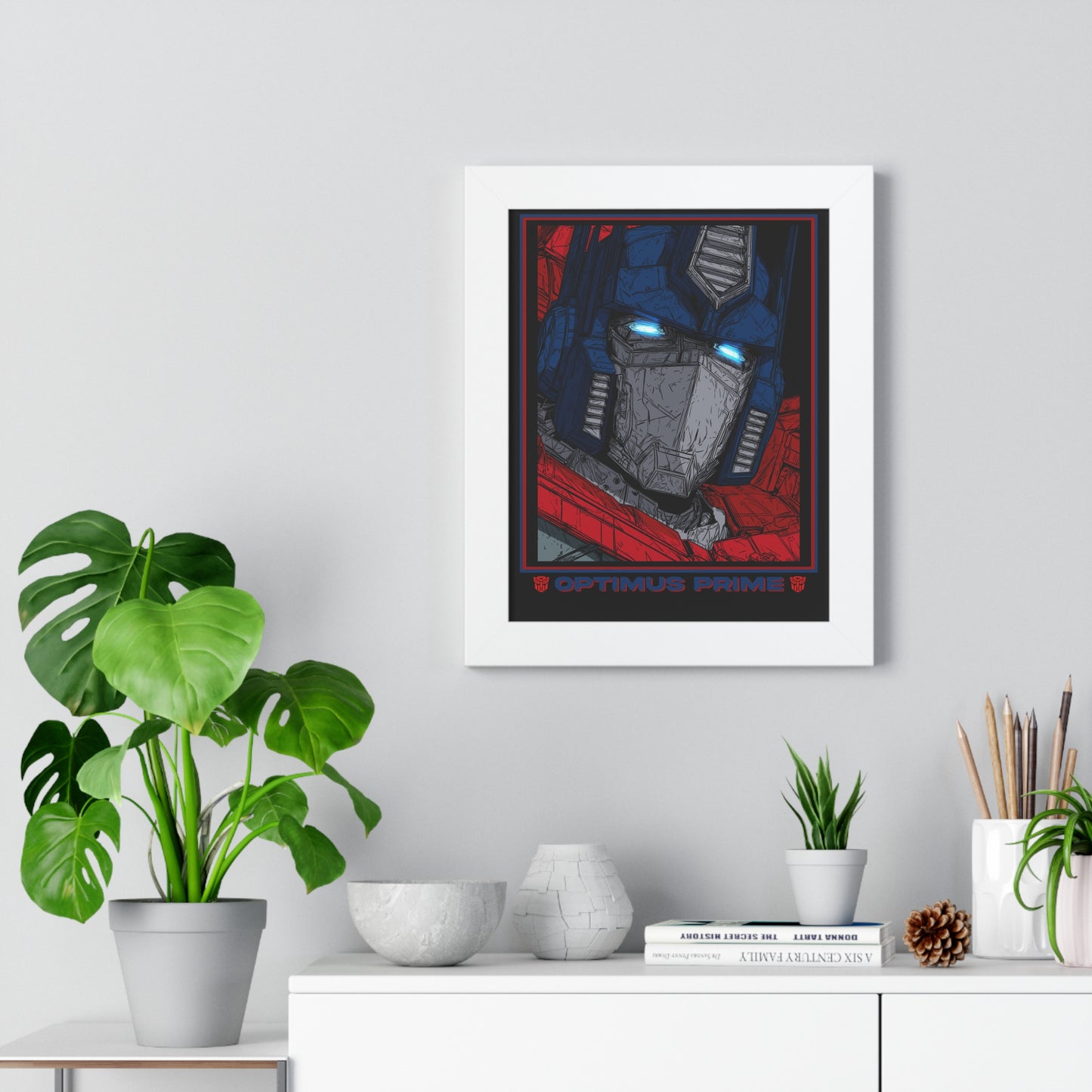 Optimus Prime Framed Poster