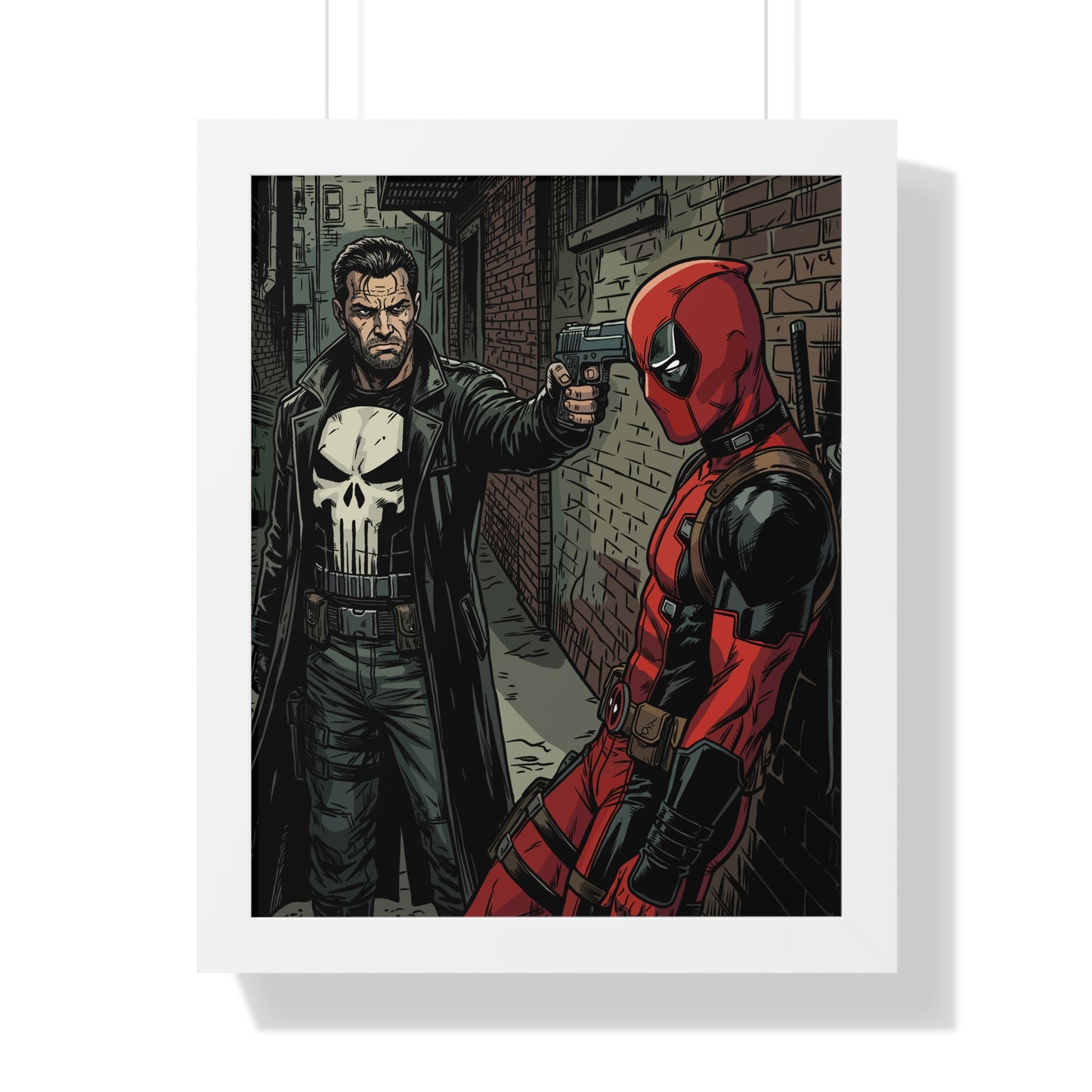 Wade vs Frank - Framed Vertical Poster