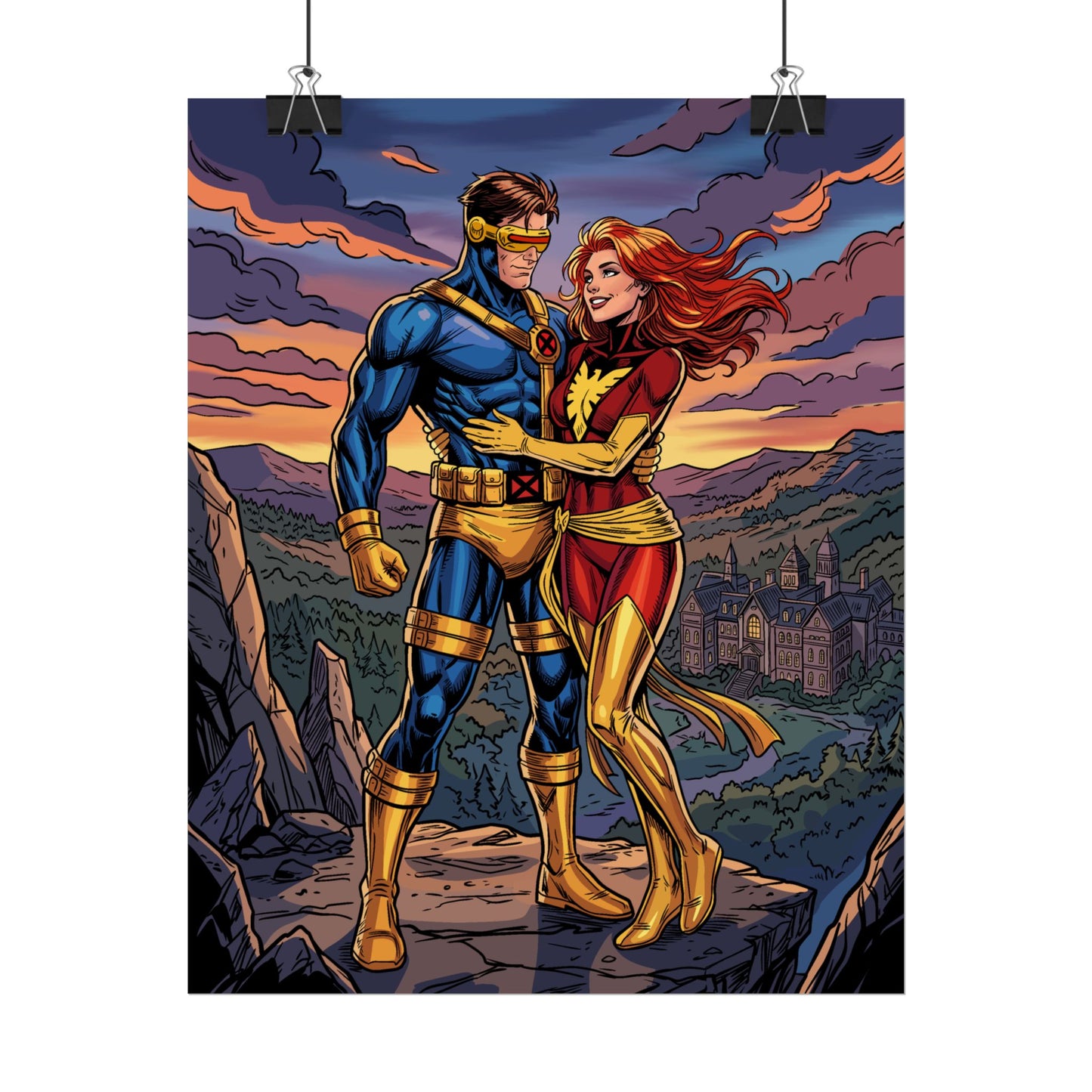 Cyclops and Phoenix Poster