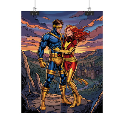 Cyclops and Phoenix Poster