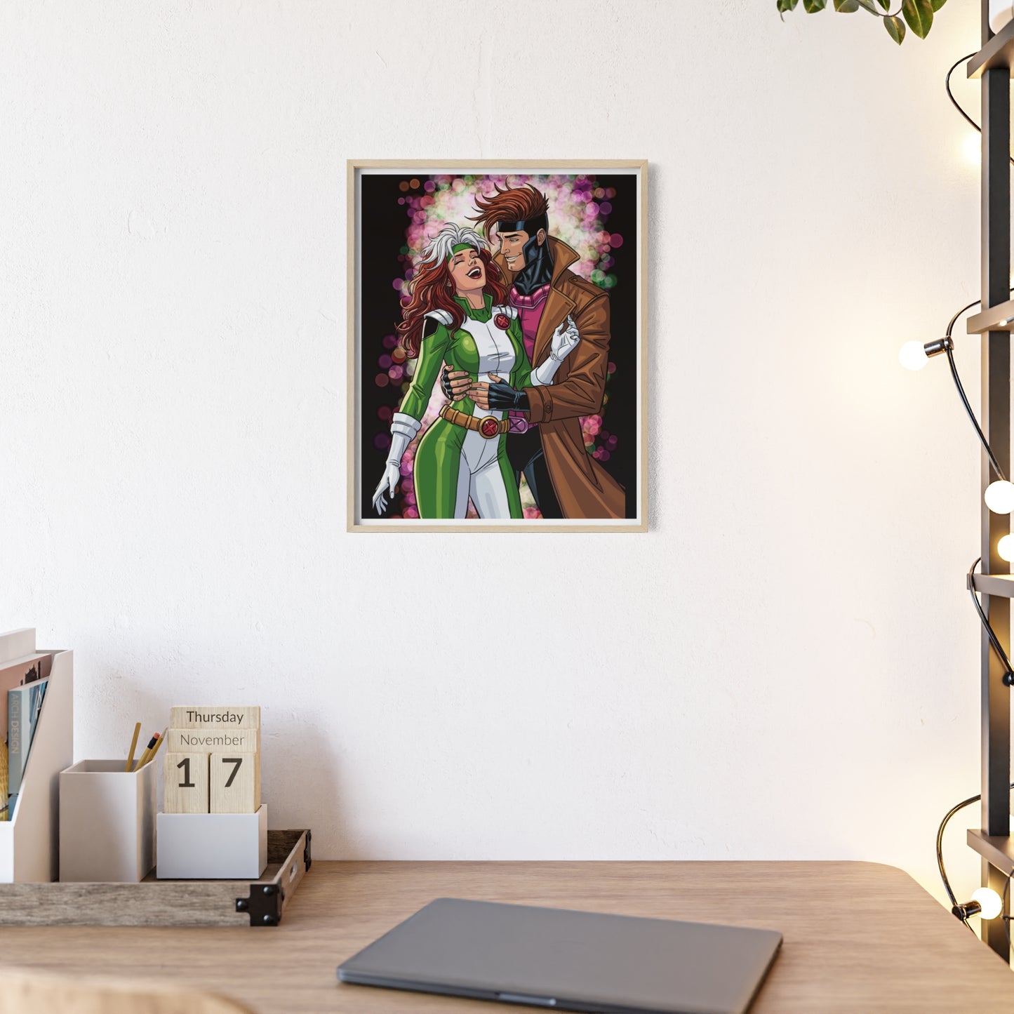 Thief & Belle - Poster with Wooden Frame