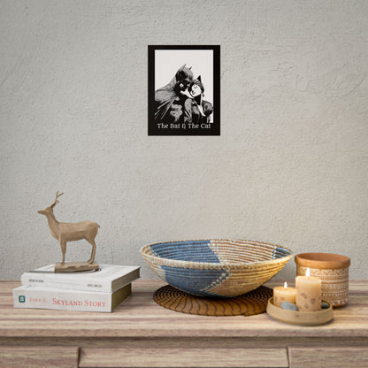 The Bat & The Cat Cinematic Comic Art Print