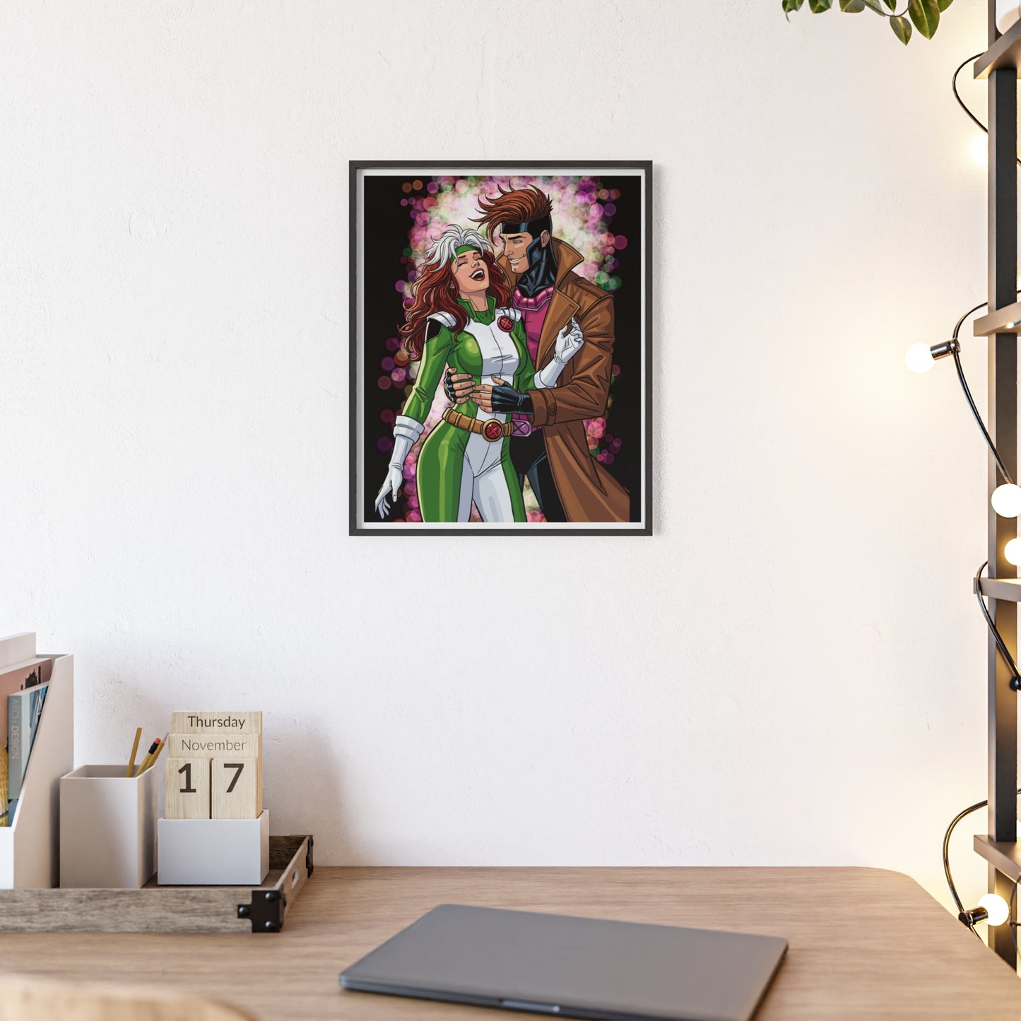 Thief & Belle - Poster with Wooden Frame