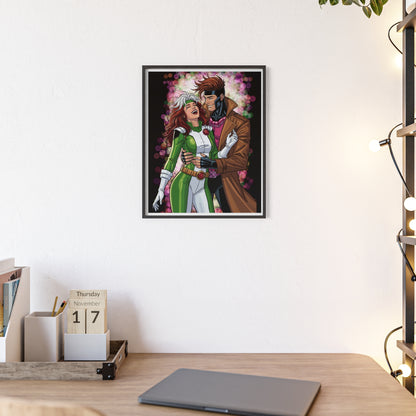 Thief & Belle - Poster with Wooden Frame