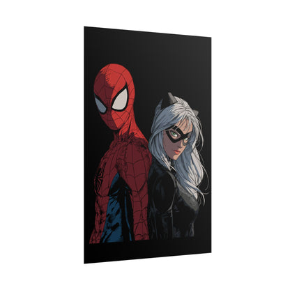 Spider-Man & Black Cat Rolled Poster