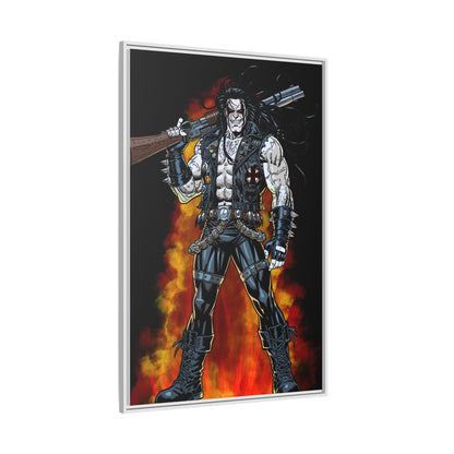 The Main Man Bounty Hunter - Framed Matte Canvas