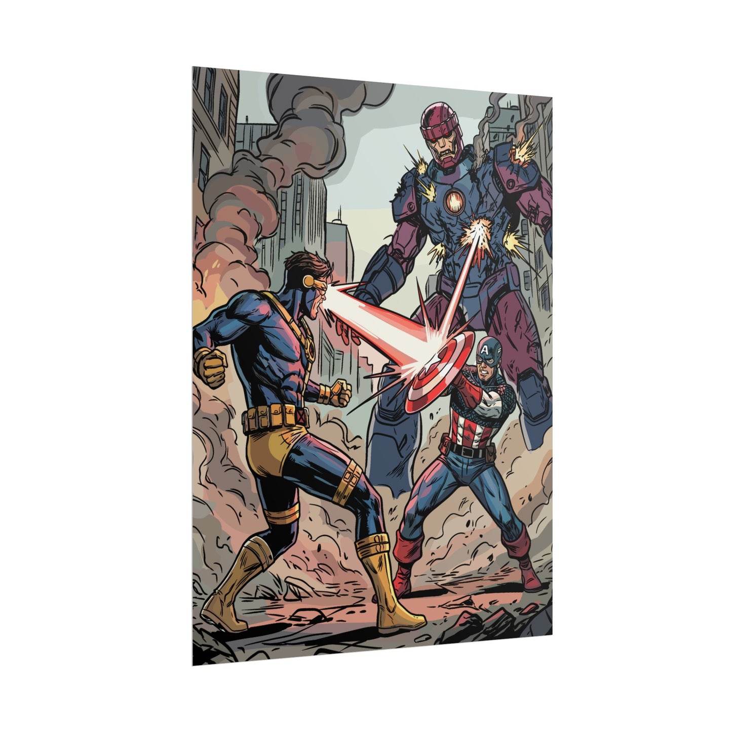 Scott & Steve Teamup - Rolled Poster