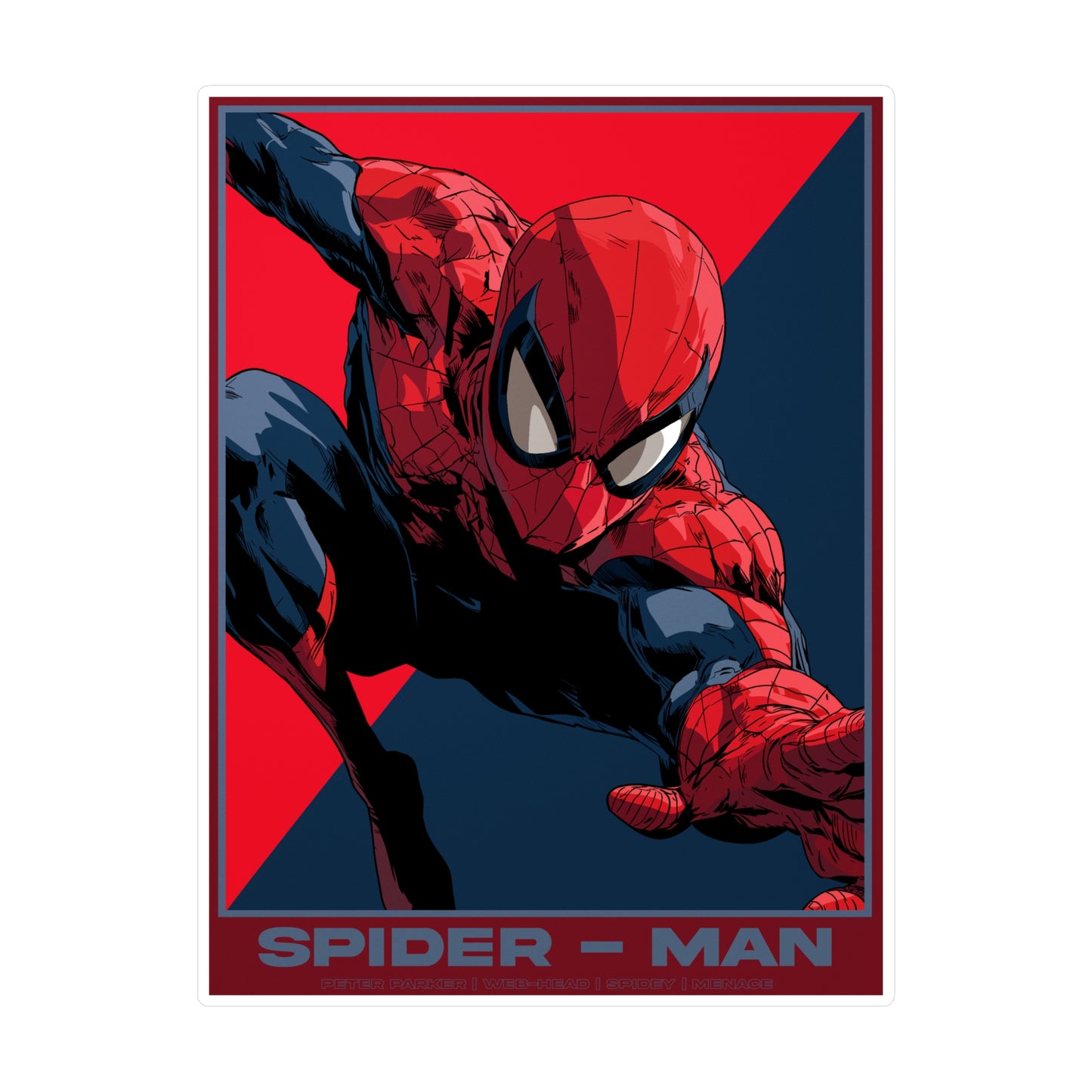 Spider‑Man Kiss‑Cut Vinyl Decal Sticker