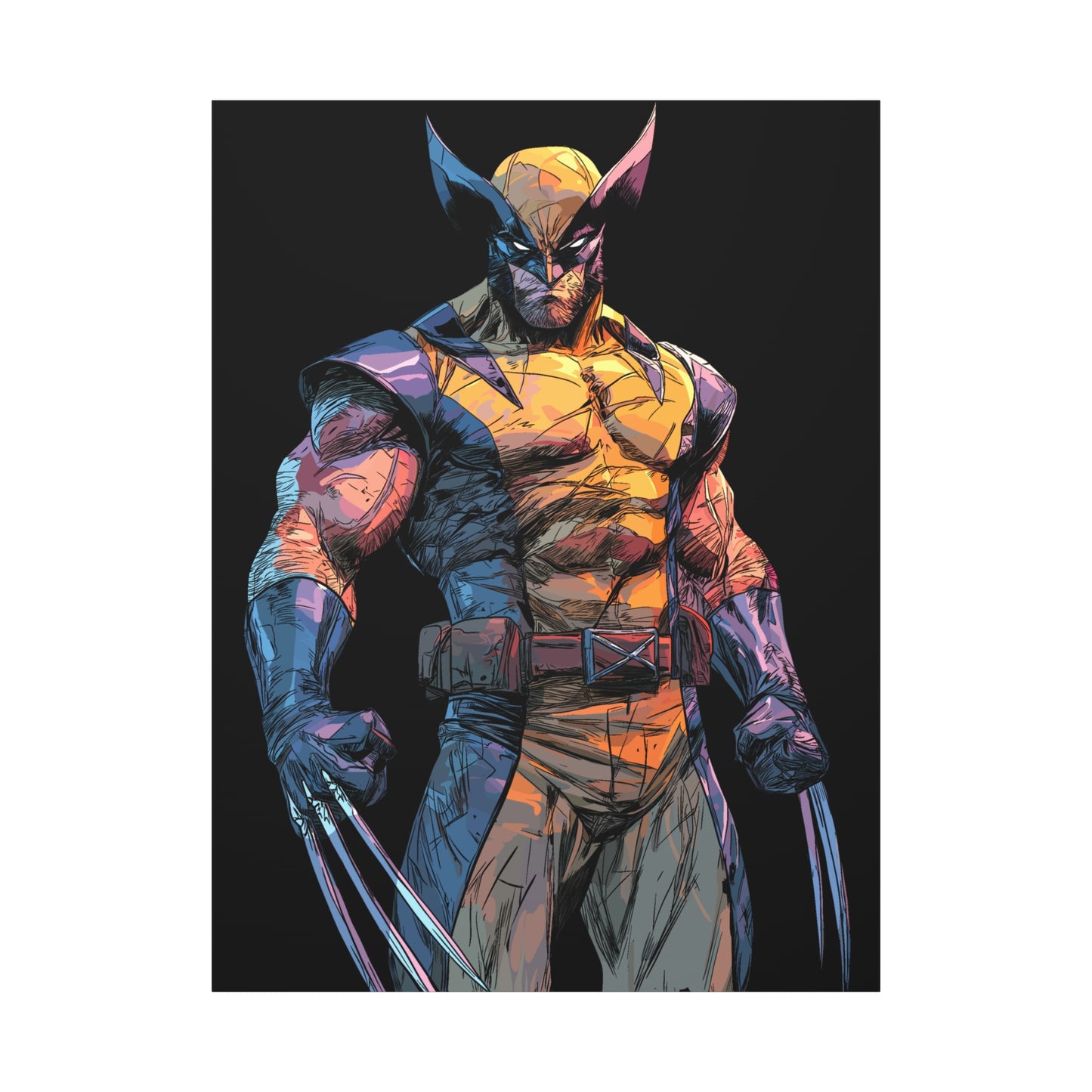 The Loner - Matte Stretched Canvas Print