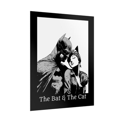 The Bat & The Cat Cinematic Comic Art Print
