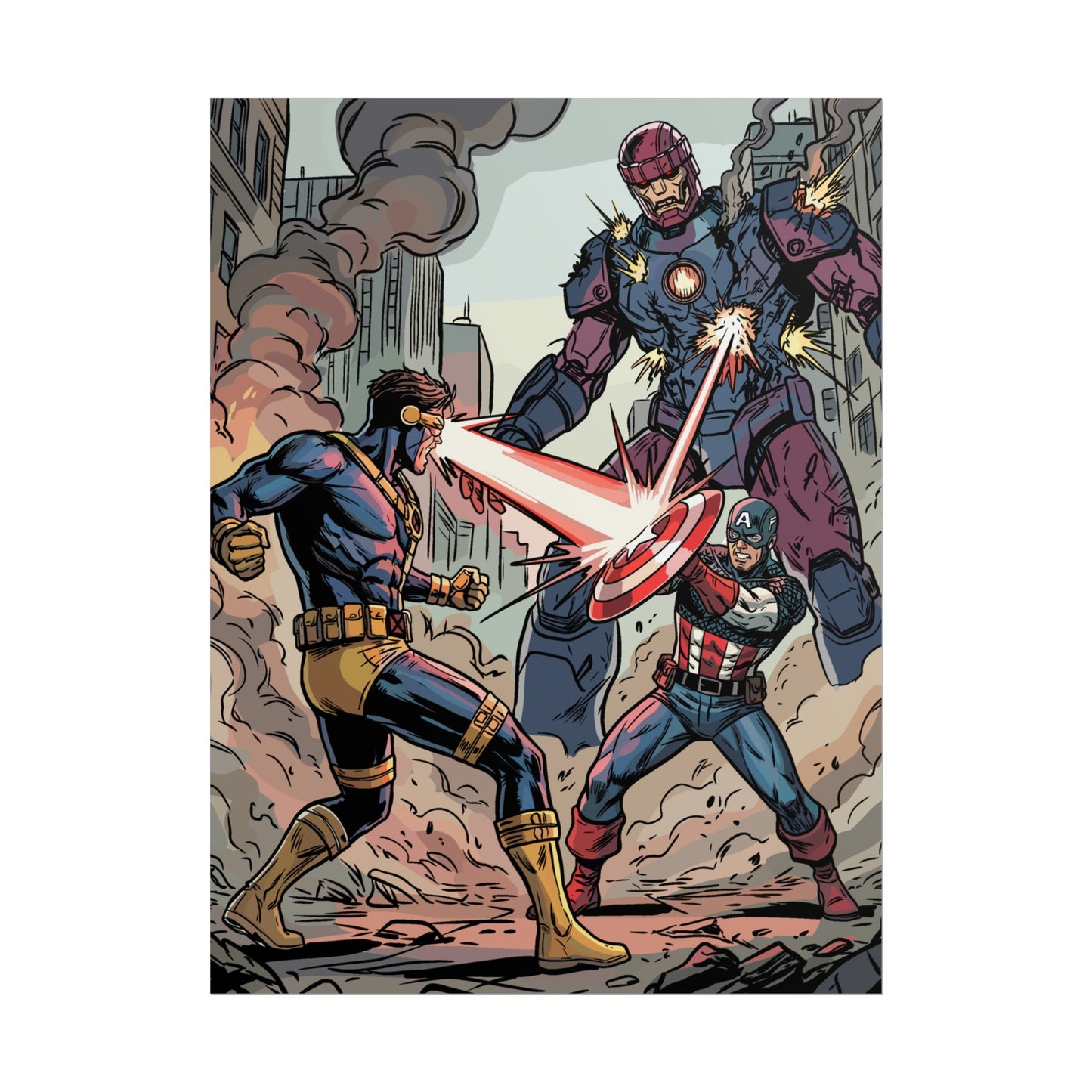 Scott & Steve Teamup - Rolled Poster