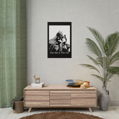 The Bat & The Cat Cinematic Comic Art Print
