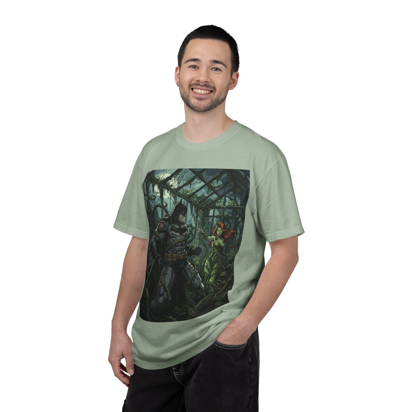 Batman & Poison Ivy Greenhouse Showdown T-Shirt