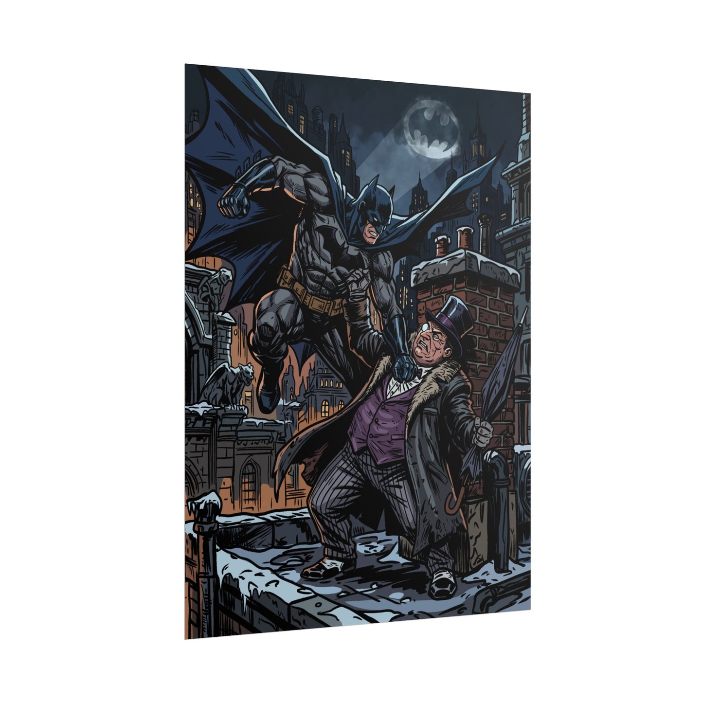Batman vs. Penguin Rolled Poster