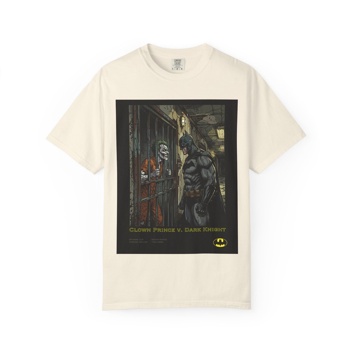 Batman vs Joker Graphic T‑Shirt — "Clown Prince V. Dark Knight" Comic Art Tee