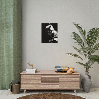 Batman Noir Portrait Poster