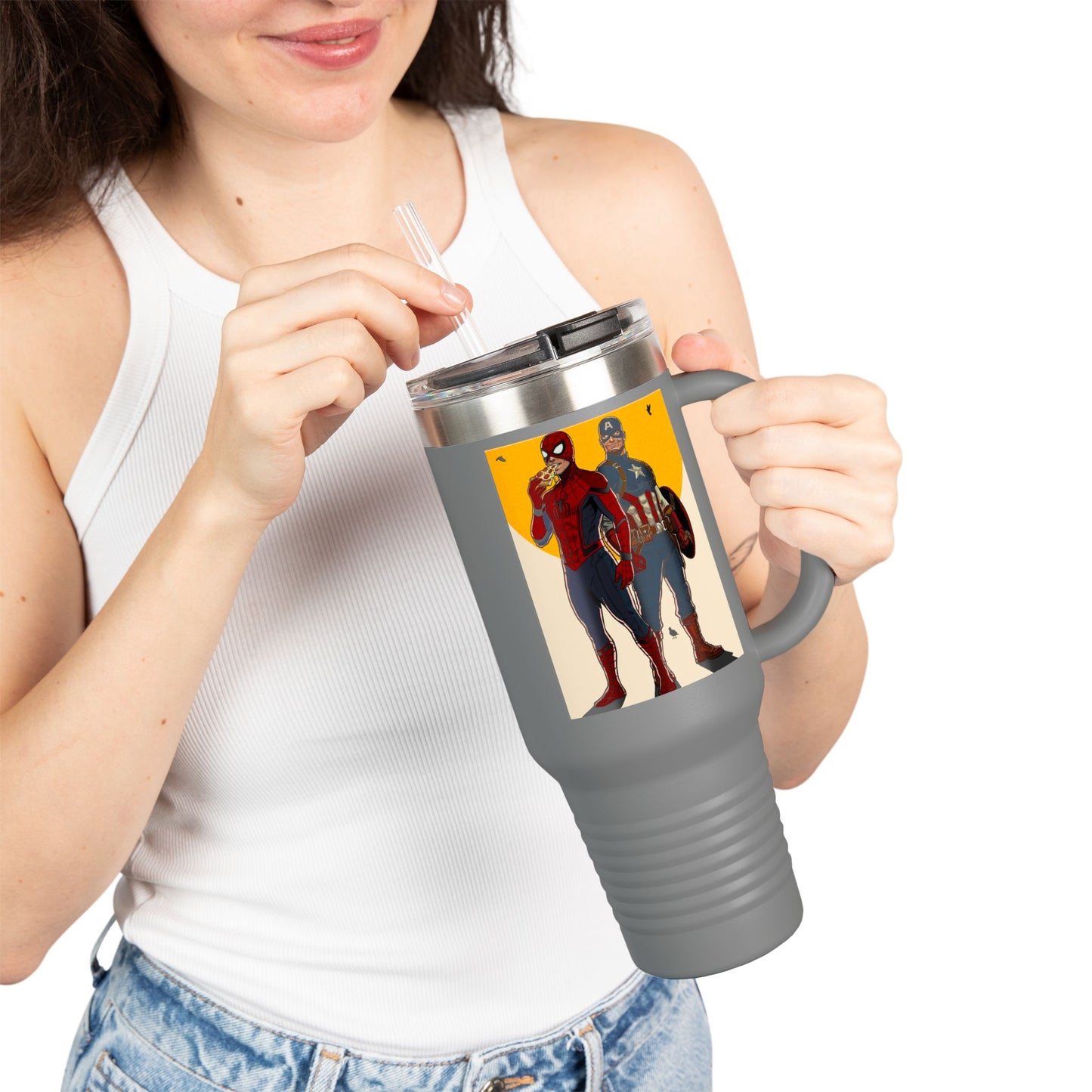 Brooklyn vs Queens - 40oz Insulated Travel Mug