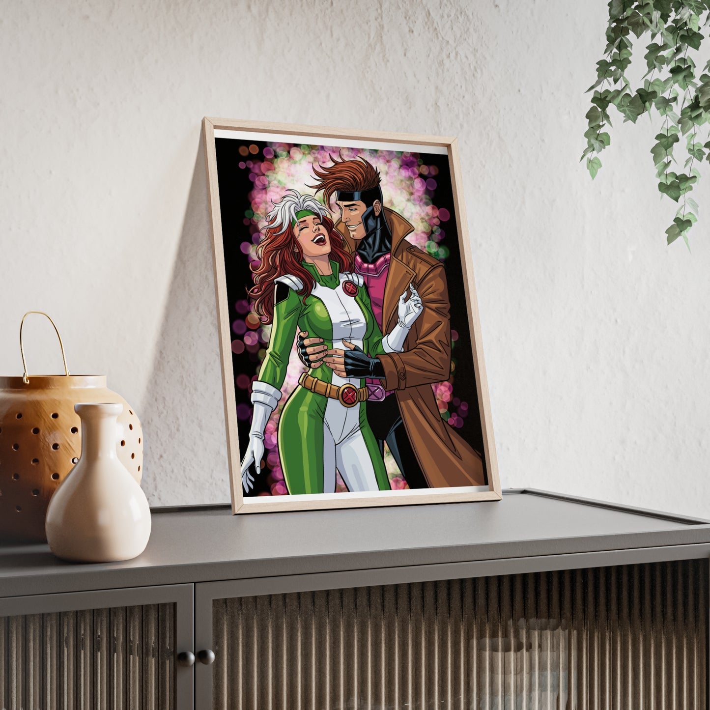 Thief & Belle - Poster with Wooden Frame