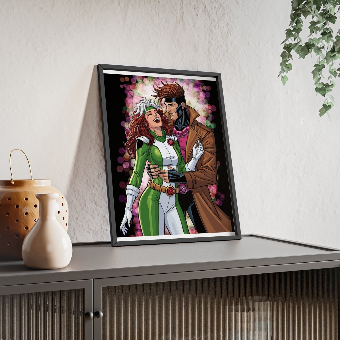 Thief & Belle - Poster with Wooden Frame