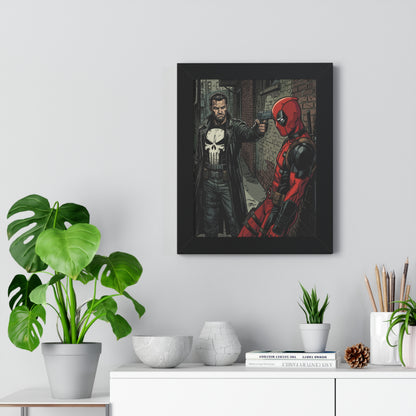 Wade vs Frank - Framed Vertical Poster