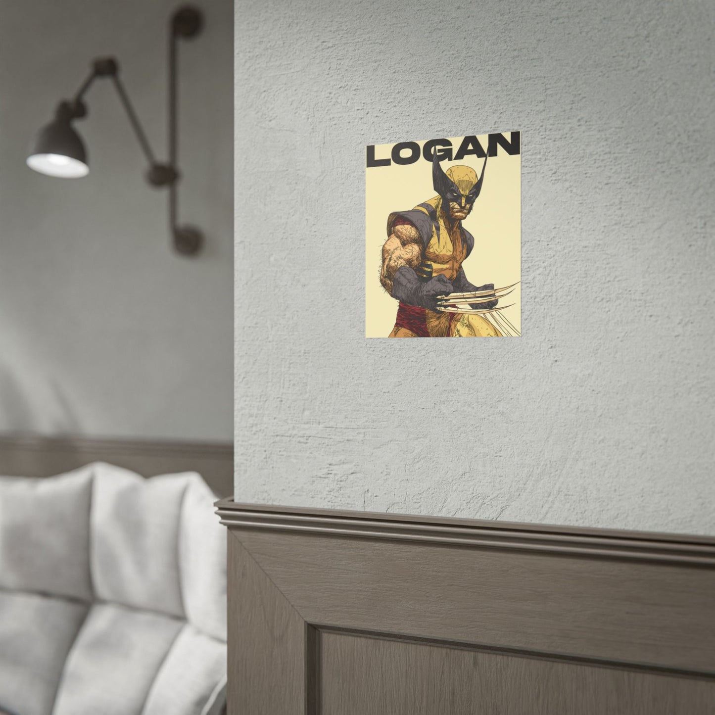 Wolverine Logan Rolled Poster — Comic Art Wall Print