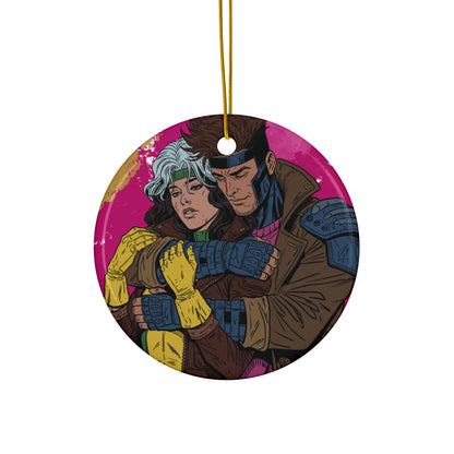 Thief & Belle #2 - Ceramic Ornament