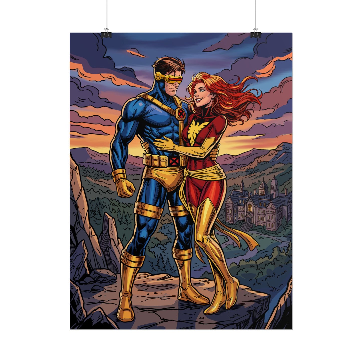 Cyclops and Phoenix Poster