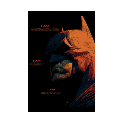 Batman 'I Am Vengeance' Rolled Poster
