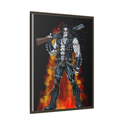 The Main Man Bounty Hunter - Framed Matte Canvas