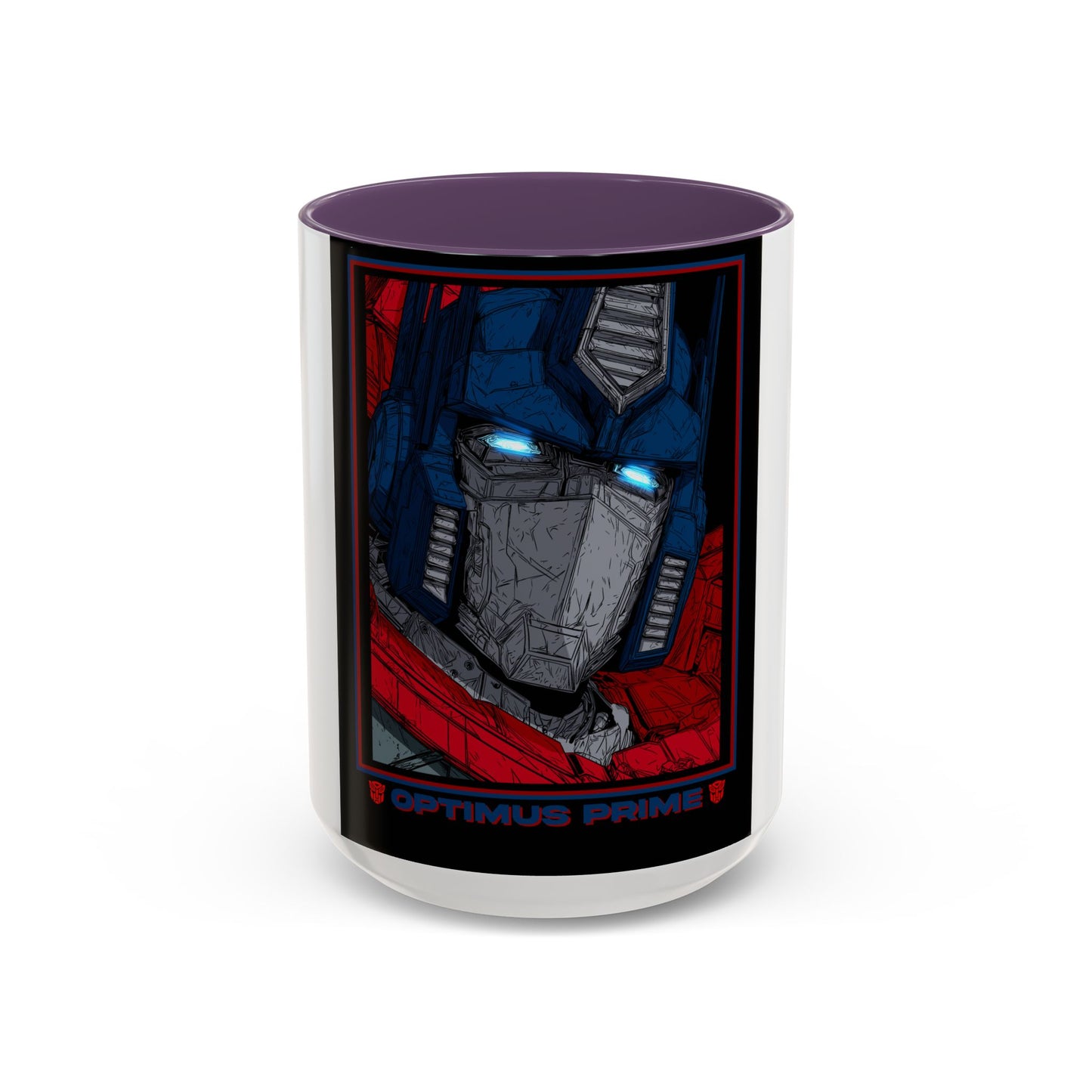 Optimus Prime Coffee Mug — Retro Robot Accent Ceramic Mug
